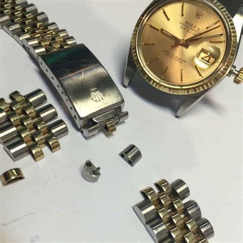 how to fix the band of a rolex watch|rolex stretched band repair cost.